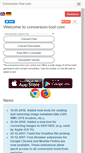 Mobile Screenshot of conversion-tool.com