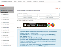 Tablet Screenshot of conversion-tool.com